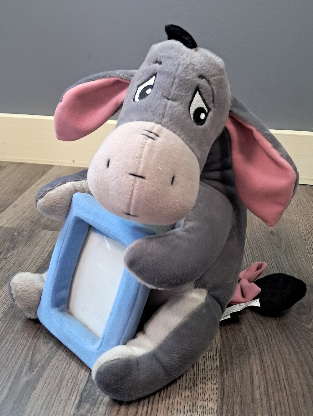 The Walt Disney Company Winnie the Pooh Eeyore Plush With 3x4 Photo Frame - Picture 1 of 8